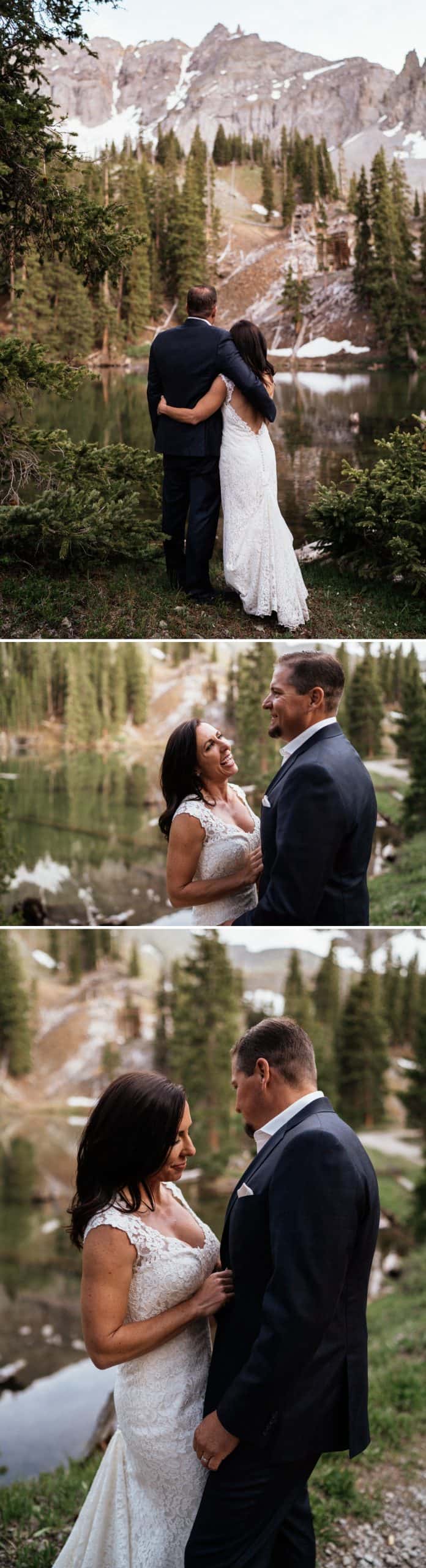 Intimate elopement at Alta Lakes Observatory in Telluride, Colorado