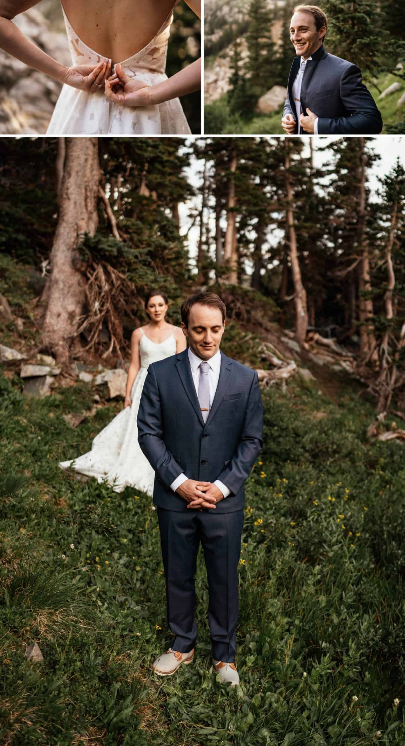 first look at colorado hiking elopement near boulder