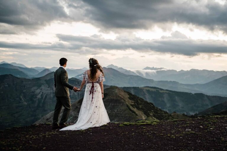 Lauren and Taylor’s Sunrise Hiking Elopement in Colorado